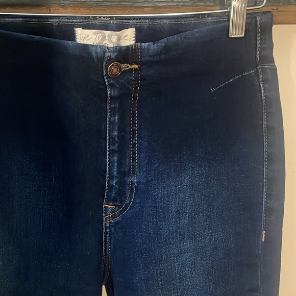 We the Free Feel Like Sunshine Dark Wash Skinny Cropped Jeans Size 29 - Picture 10 of 16